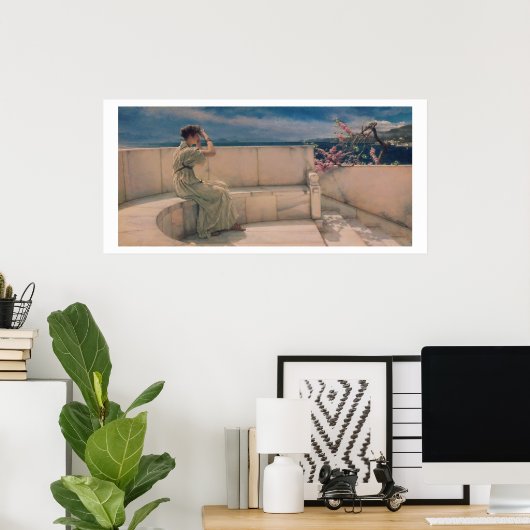 Alma-Tadema | Verwacht, 1885 Poster (Thuiskantoor)