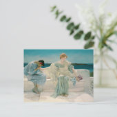 Alma-Tadema | Vraag me niet meer, 1906 Briefkaart (Staand voorkant)