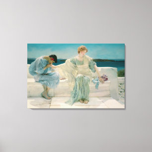 Alma-Tadema Vraag me niet meer, 1906 Canvas Afdruk
