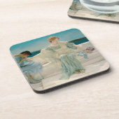 Alma-Tadema | Vraag me niet meer, 1906 Drankjes Onderzetter (Linkerzijde)