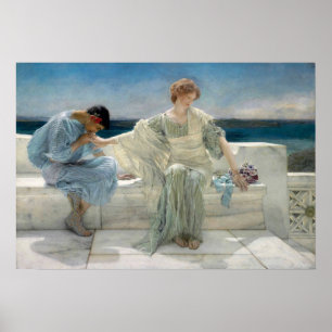 Alma-Tadema - Vraag me niets meer Poster