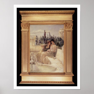 Alma-Tadema Whispering Noon, 1896 Poster