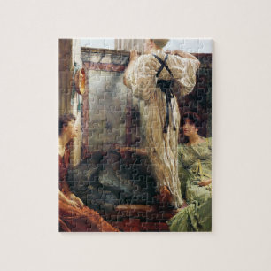 Alma-Tadema   Wie is het? 1884 Legpuzzel