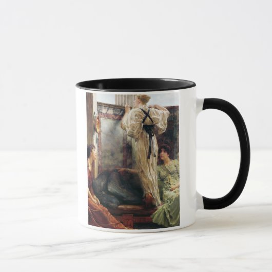 Alma-Tadema | Wie is het? 1884 Mok (Rechts)