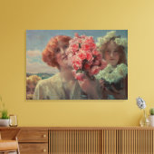 Alma-Tadema | zomeraanbod 1911 Canvas Afdruk (Insitu (Woonkamer))