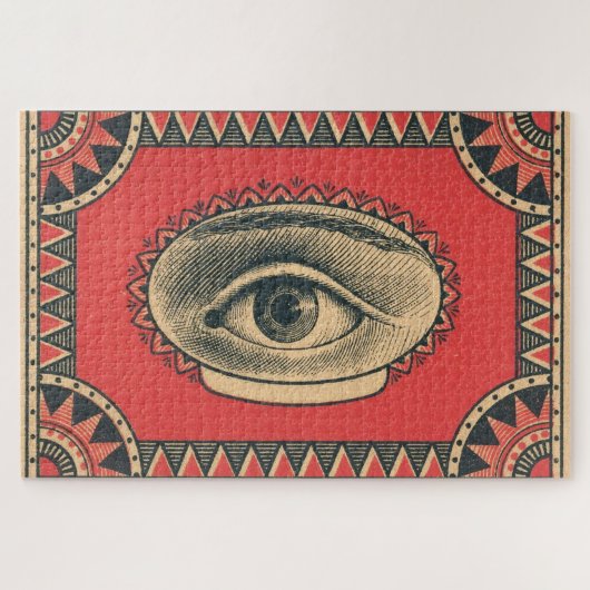 almachtige blik op wijsheid legpuzzel (Horizontaal)