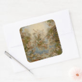 Almachtige God de Vader - Paleis van Versailles Vierkante Sticker (Envelop)
