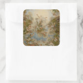 Almachtige God de Vader - Paleis van Versailles Vierkante Sticker (Tas)