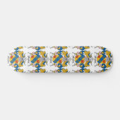 Almada familiewapen skateboard (Horizontaal)