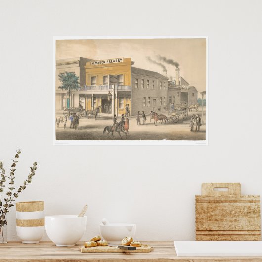 Almaden Brewery (0017B) Poster (Keuken)