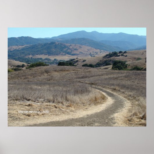 Almaden Mountain Path Poster (Voorkant)