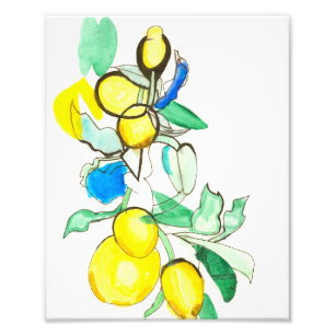 Almalfi Lemon I Print Foto Afdruk