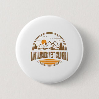 Almanor West California Mountain Hiki Ronde Button 5,7 Cm