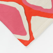 Almas diamanten ikat vuur fleece deken (Hoek)