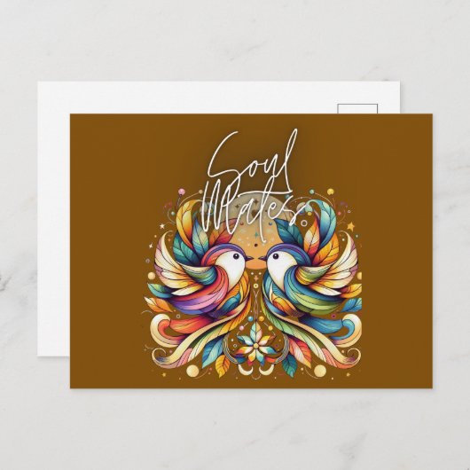 Almas Gemelas Briefkaart (Voorkant / Achterkant)