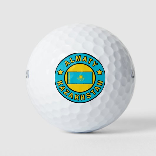 Almaty Kazachstan Golfballen (Voorkant)