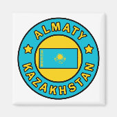 Almaty Kazachstan Magneet (Voorkant)