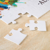 Almaty Kazachstan Skyline Legpuzzel (Zijkant)