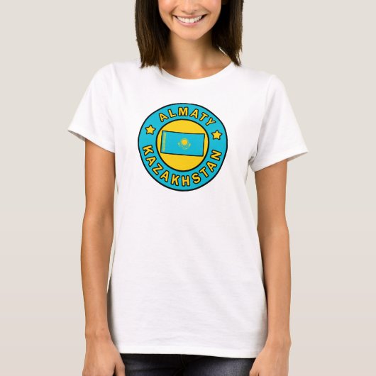 Almaty Kazachstan T-shirt (Voorkant)