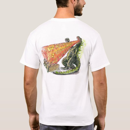 ALMAzilla T-Shirt voor en achter design (Achterkant)