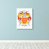 Almeida Family Crest Canvas Afdruk (Insitu (Houten vloer))