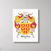 Almeida Family Crest Canvas Afdruk (Voorkant)