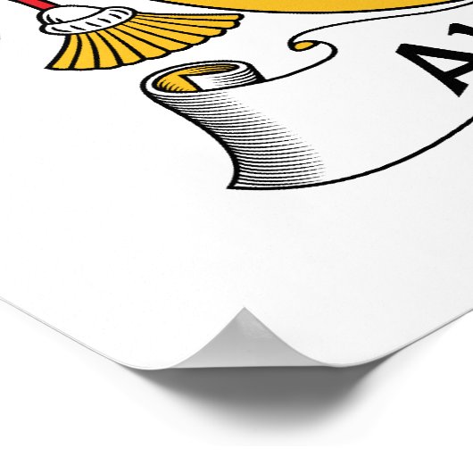 Almeida Family Crest Poster (Hoek)