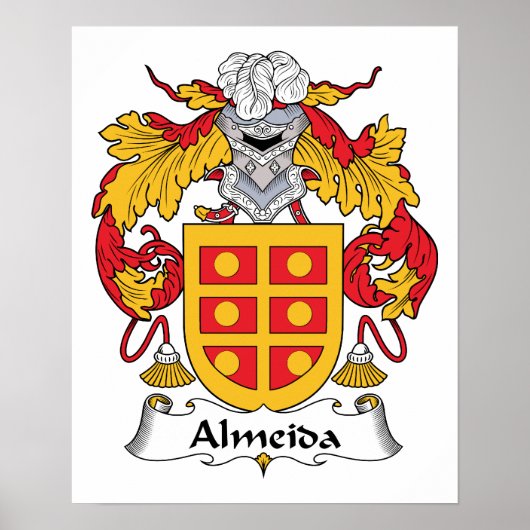 Almeida Family Crest Poster (Voorkant)