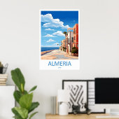 Almera Vintage Reisposter Ski Nationaal Park Poster (Thuiskantoor)