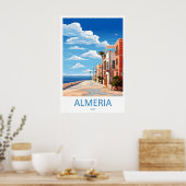 Almera Vintage Reisposter Ski Nationaal Park Poster (Keuken)