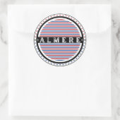 Almere City Pride Emblem – Dutch Identity Ronde Sticker (Tas)