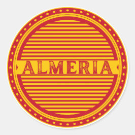 Almería City Pride Emblem – Spanish Identity Ronde Sticker