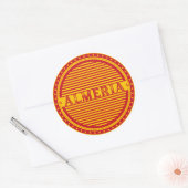Almería City Pride Emblem – Spanish Identity Ronde Sticker (Envelop)