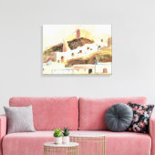 Almeria door Walter Gramatte,  expressionisme Canvas Afdruk (Insitu (Woonkamer))