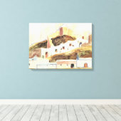 Almeria door Walter Gramatte,  expressionisme Canvas Afdruk (Insitu (Houten vloer))