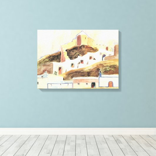 Almeria door Walter Gramatte, expressionisme Canvas Afdruk (Insitu (Houten vloer))