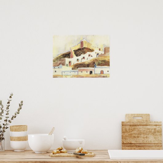 Almeria door Walter Gramatte,  expressionisme Poster (Keuken)