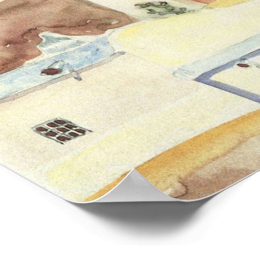 Almeria door Walter Gramatte, expressionisme Poster (Hoek)