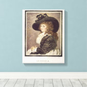 Almeria, gegraveerd en gepolijst door John Raphael Canvas Afdruk (Insitu (Houten vloer))