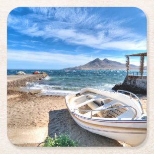 Almería, La Isleta Del Moro   Mar Mediterráneo Kartonnen Onderzetters