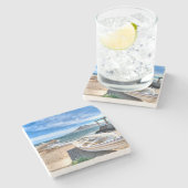 Almería, La Isleta Del Moro | Mar Mediterráneo Stenen Onderzetter (Zijkant)