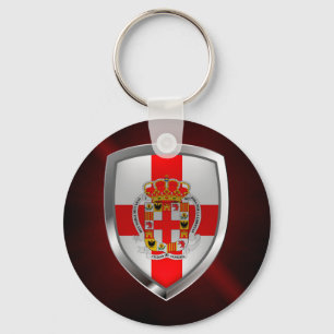 Almería Metallic Emblem Sleutelhanger