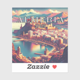 Almeria Spanje 3 inch Vinyl Sticker