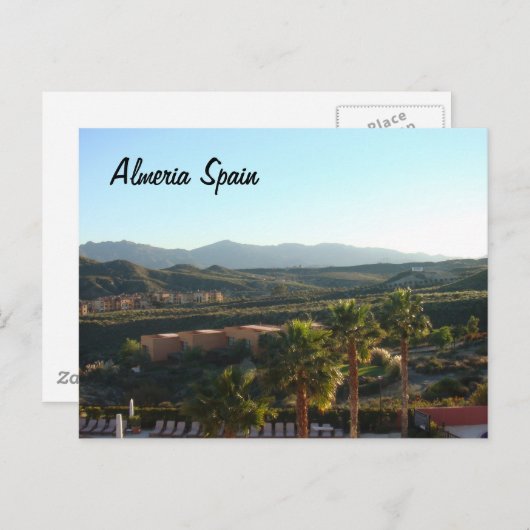 Almeria Spanje Briefkaart (Voorkant / Achterkant)