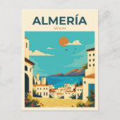 Almeria Spanje  Illustratie Reizen Briefkaart (Voorkant)