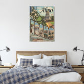Almo, IdahoLarge Letter ScenesAlmo, ID Canvas Afdruk (Insitu (Slaapkamer))