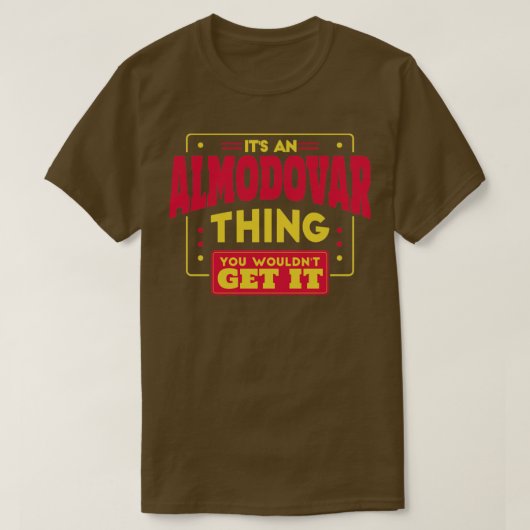Almodovar T-shirt (Design voorkant)