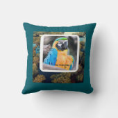 Almofada 40,6 cm x 40,6 cm Arara Kussen (Achterkant)