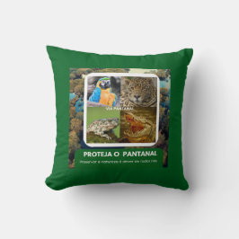 Almofada 40,6 cm x 40,6 cm Decore - Pantanal Kussen