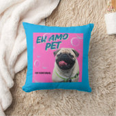 Almofada 40,6 cm x 40,6 cm Pet Azul Kussen (Deken)
